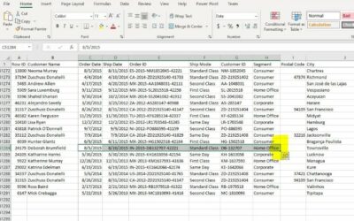 Let’s Have Data Fun with Excel: Select All Cells in a Direction